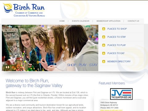 Birch Run Chamber of Commerce, Convention Center & Visitors Bureau