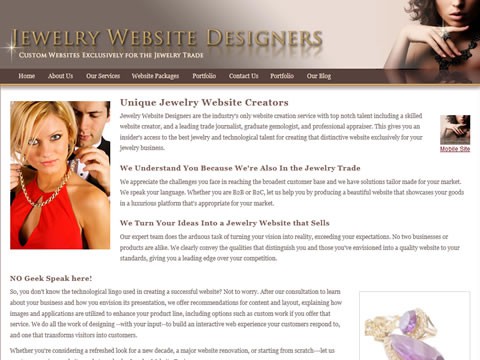 Jewelry Website Designers