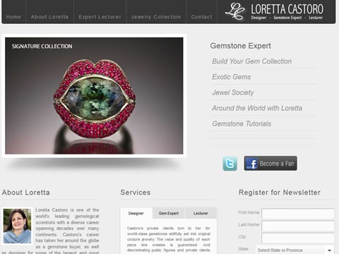 Loretta Castoro, Jewelry Designer and Gemologist