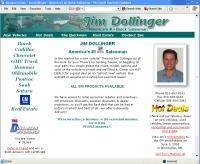 Screenprint of Jim Dollinger website